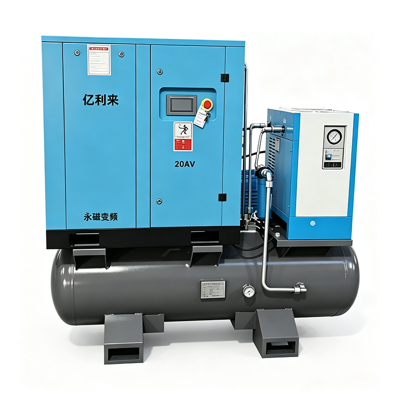 15kW 8 Bar 4 i 1 PM VSD luftkompressor