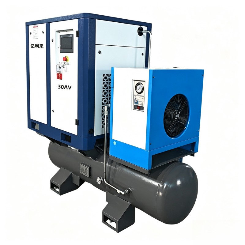 22kW 4 i 1 enkelttrins luftkompressor med fast hastighed
